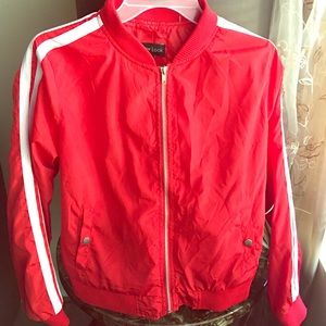 Red jacket